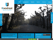 Tablet Screenshot of kwadraatmakelaardij.nl